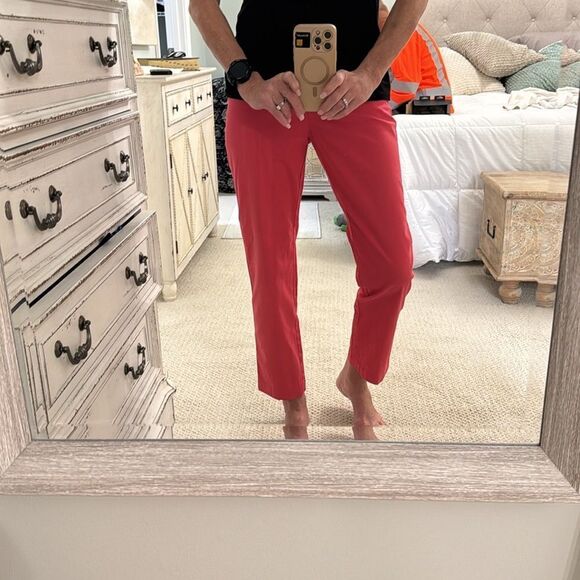 Talbots petite “the perfect Chino” 98% cotton 2% spandex, Vibrant Red Pants- 2P - Picture 13 of 13